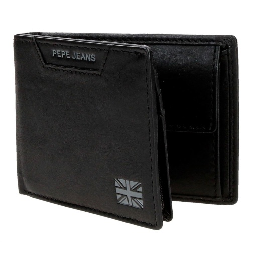 Carteira PEPE JEANS Indiana preto 11x8x1cm