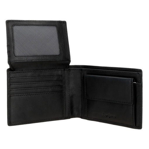 Carteira PEPE JEANS Indiana preto 12,5x9,5x1cm