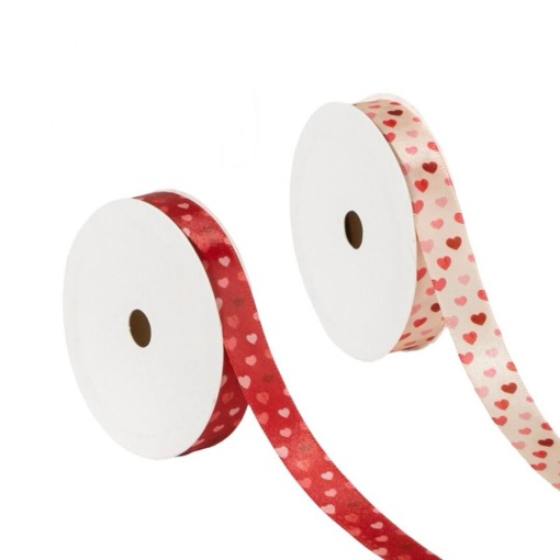 Fita de embrulho D´CASA Amor 15mmx500cm sortido