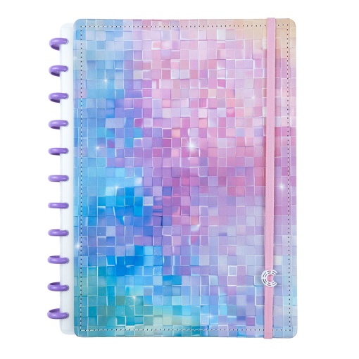Caderno Inteligente grande (215x280mm) pautado Sparkle