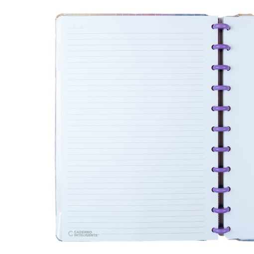 Caderno Inteligente grande (215x280mm) pautado Sparkle