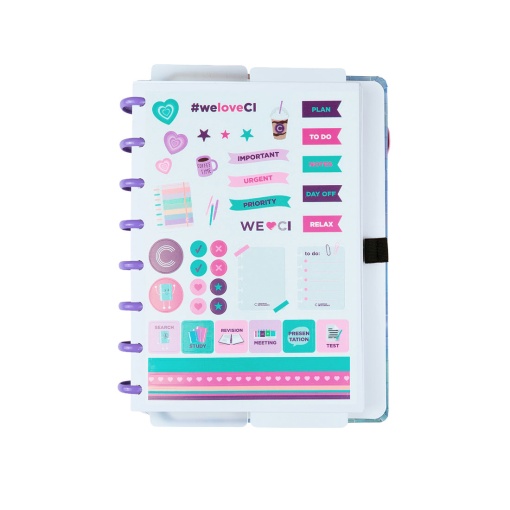Caderno Inteligente A5 pautado Sparkle