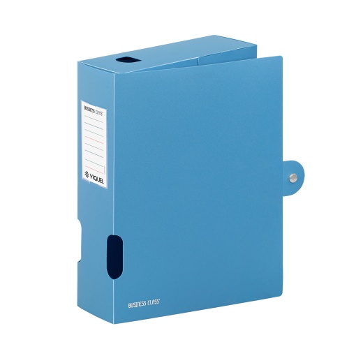 Pasta de arquivo morto VIQUEL Business Class A4 lombada de 80mm azul