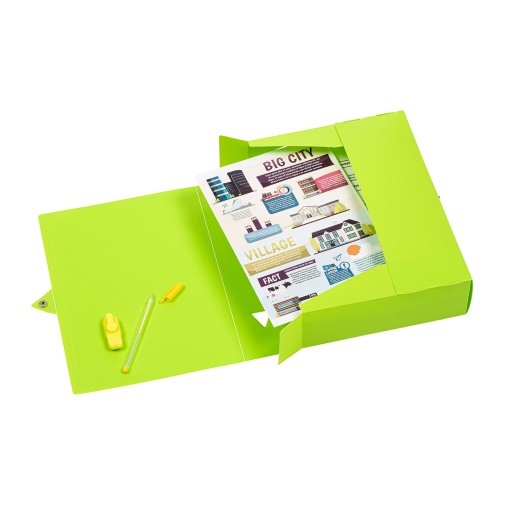 VIQUEL Feel Easy A4 archive box, 80mm spine, assorted