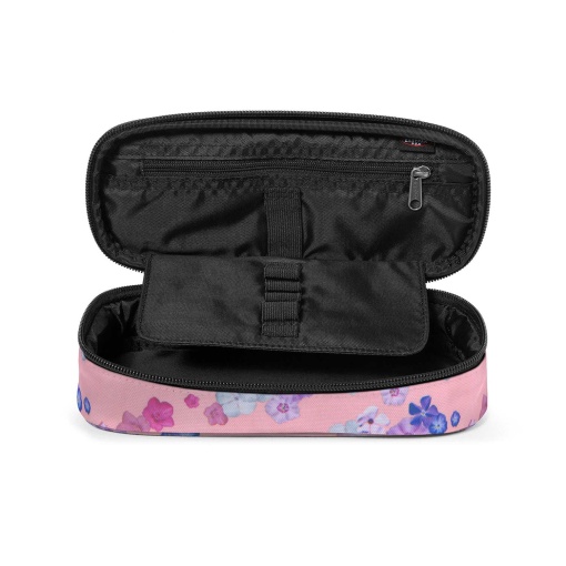 Estuche floral individual ovalado rosa Bloom de EASTPAK