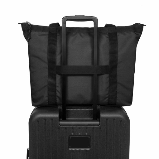 Mala de viagem EASTPAK Travel Tote black adaptável a trolley