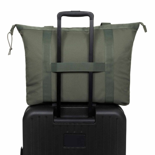 Mala de viagem EASTPAK Travel Tote monotone khaki adaptável a trolley