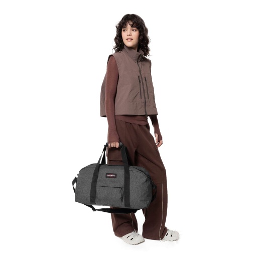 EASTPAK Stand Cabin black denim travel bag