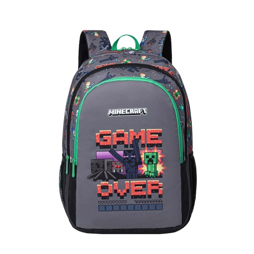 Mochila com bolsa para portátil 15,6" MINECRAFT Game Over 44x32x20cm
