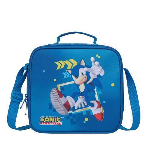Lancheira térmica SONIC Gotta Go Fast 23x22x11cm adaptável a trolley
