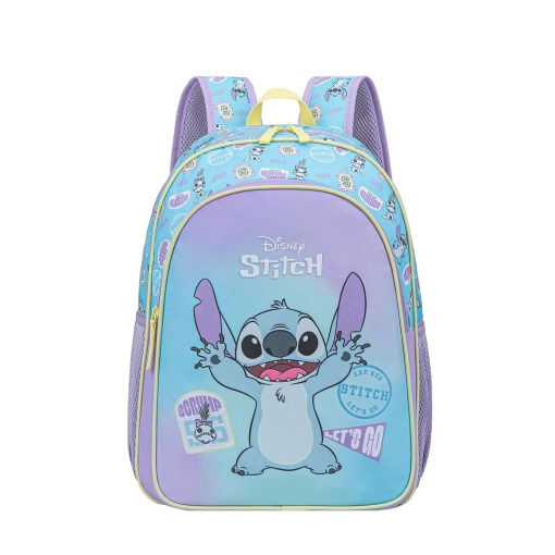 Mochila com bolsa para portátil 15,6" STITCH Let's Go 40x30x17cm