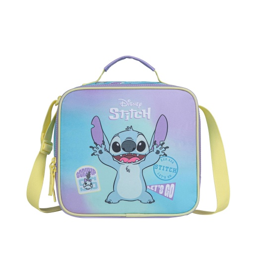 Lancheira térmica STITCH Let's Go 24,5x20,5x11cm adaptável a trolley