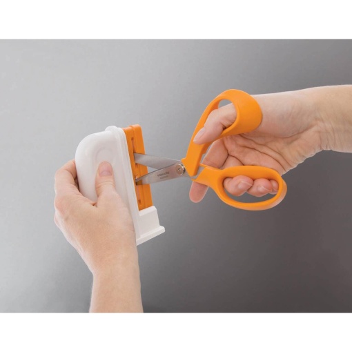 FISKARS white scissor sharpener