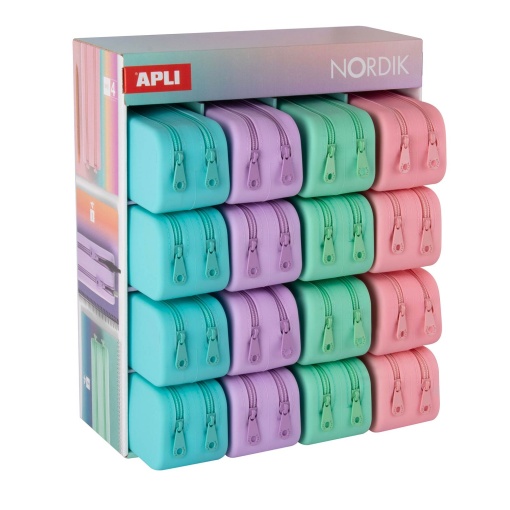 APLI Nordik double silicone case, assorted.