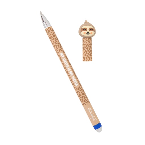 Esferográfica apagável MR. WONDERFUL Bo-Bo preguiça "My siesta is my fiesta"