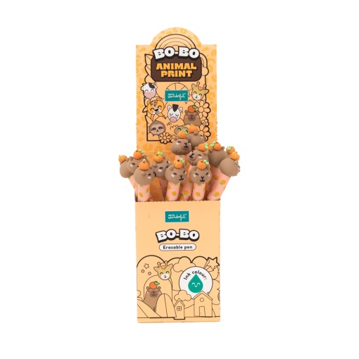 Esferográfica apagável MR. WONDERFUL Bo-Bo capivara "Let's splash!"