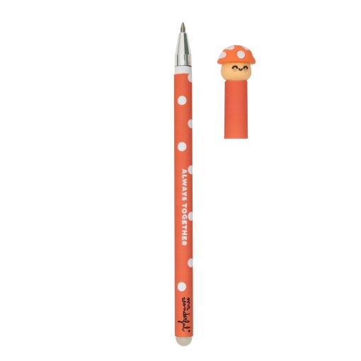 Erasable ballpoint pen MR. WONDERFUL Bo Bo Matilda, the mushroom Always together