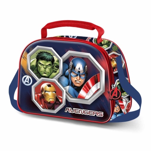 Lancheira térmica MARVEL Avengers 3D Elite Assemble 25,5x20x10cm
