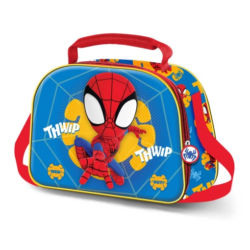 Lancheira térmica MARVEL Spider-Man 3D Elite Web Out 25,5x20x10cm