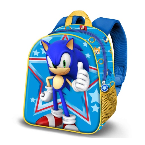 Mochila SONIC 3D Elite Star 31x26x11cm