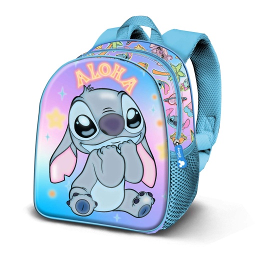 Mochila DISNEY Stitch 3D Elite Mischiev 31x26x11cm