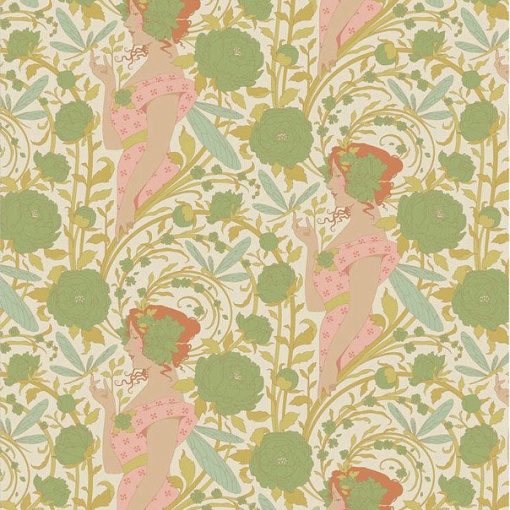 Tecido TILDA Songbird Aubrey Green 1x1,10m