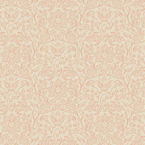 Tecido TILDA Songbird Lila Peach 1x1,10m