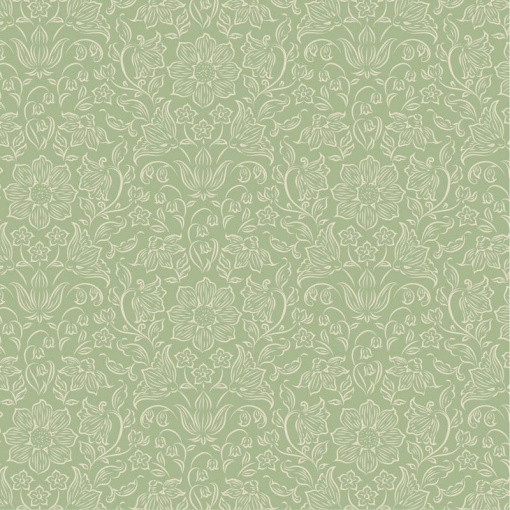 Tecido TILDA Songbird Lila Sage Mist 1x1,10m