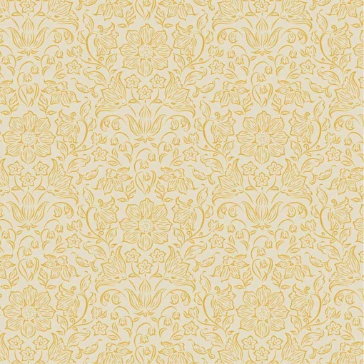 Tecido TILDA Songbird Lila Light Yellow 1x1,10m