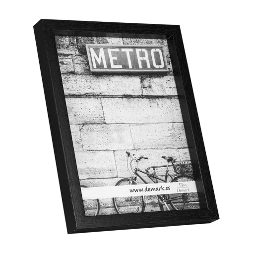 Moldura de madeira DEMARK 59 10x15cm preto