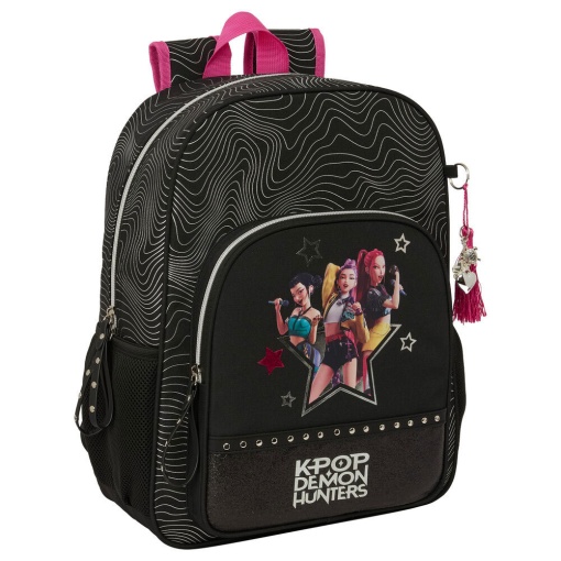 Mochila K-POP DEMON HUNTERS Energy 42x33x14cm adaptável a trolley