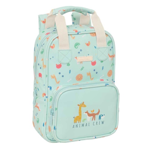 Mochila SAFTA Animal Crew 28x20x8cm com alças