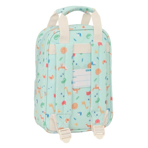 Mochila SAFTA Animal Crew 28x20x8cm com alças