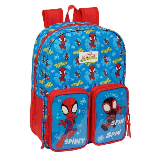 Mochila MARVEL Spidey and His Amazing Friends 34x26x11cm adaptável a trolley