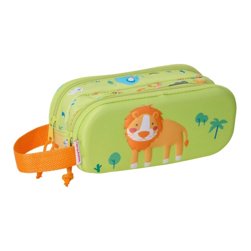 Estojo duplo SAFTA Leão 3D