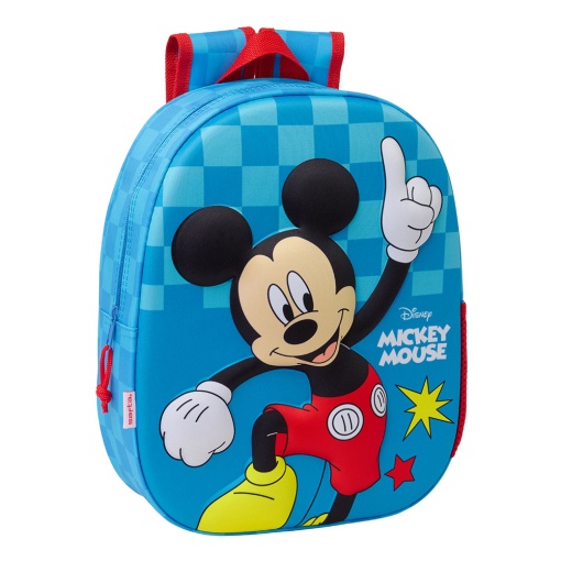 Mochila DISNEY Mickey Mouse 3D 33x27x10cm