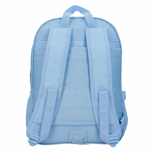 Mochila PEPE JEANS Olivia azul claro 44x32x22cm adaptable a carro