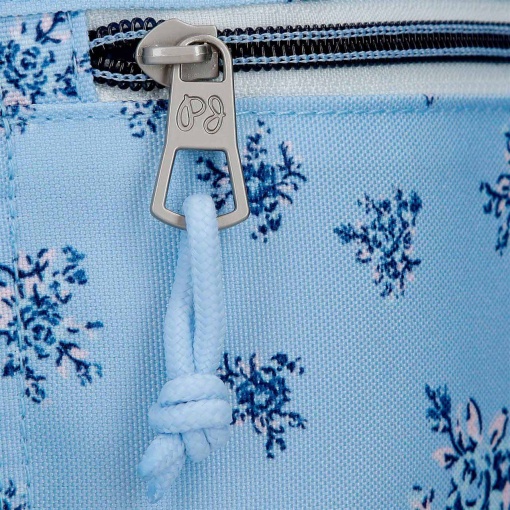 Mochila PEPE JEANS Olivia azul claro 44x32x22cm adaptable a carro