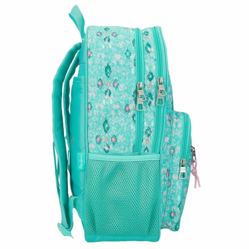 Mochila PEPE JEANS Sun turquesa 40x30x12cm adaptable a carro
