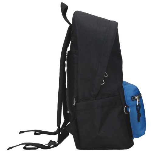 Mochila PEPE JEANS Henry negra 44x31x17,5cm adaptable a carro