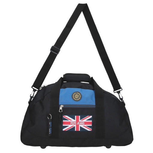 Bolsa de deporte negra PEPE JEANS Henry 55x27x20cm