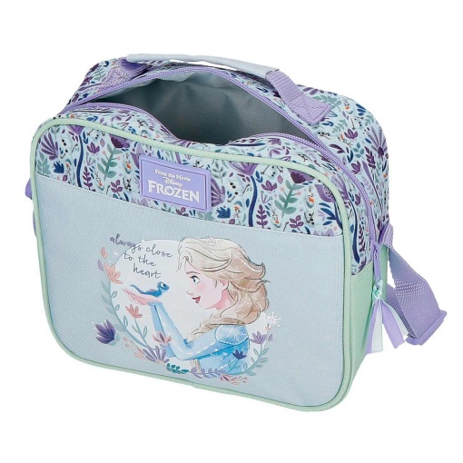 Lancheira Disney Frozen Close to the Heart 27x32x13cm adaptável a trolley