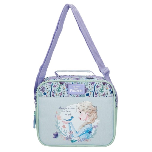 Lancheira Disney Frozen Close to the Heart 27x32x13cm adaptável a trolley