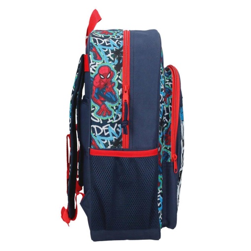 Marvel Graffiti of Spiderman Backpack 40x30x13cm adaptable to a trolley