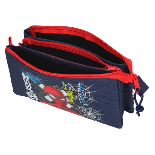 Estuche triple Marvel Graffiti de Spiderman