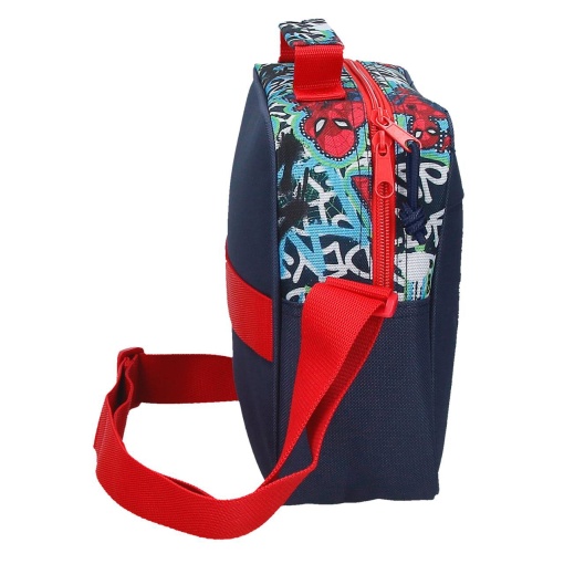 Fiambrera térmica graffiti de Spiderman, 23x20x9cm, adaptable a carro.
