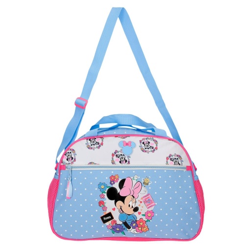 Bolsa de deporte Disney Minnie Mouse Flores 40x28x22cm