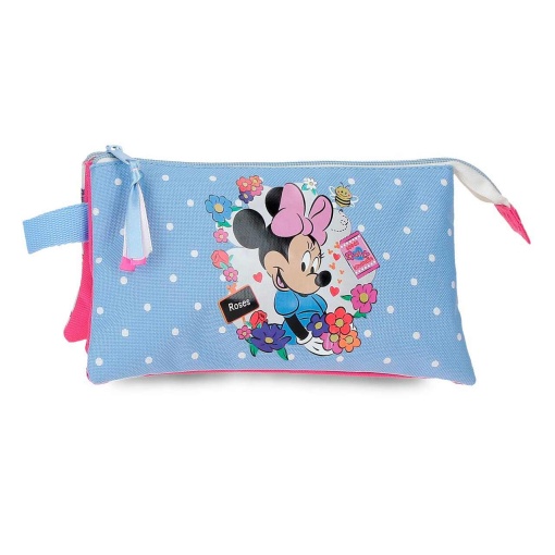 Estojo triplo DISNEY Minnie Mouse Flowers
