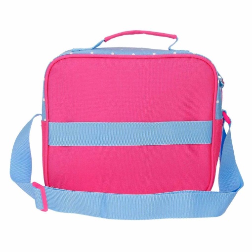 Lancheira Disney Minnie Mouse Flowers 23x20x9cm adaptável a trolley