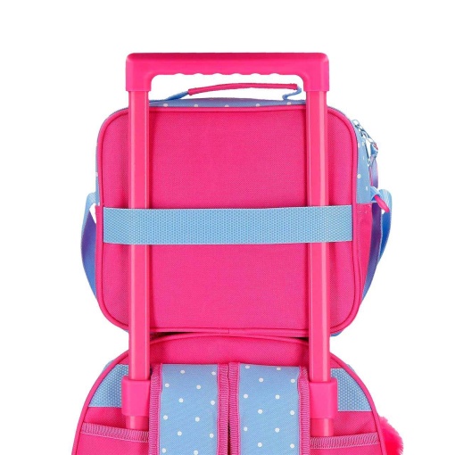 Lancheira Disney Minnie Mouse Flowers 23x20x9cm adaptável a trolley